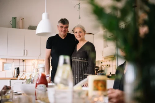 Couple in Kitchen