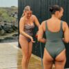 Ladies in swimsuit