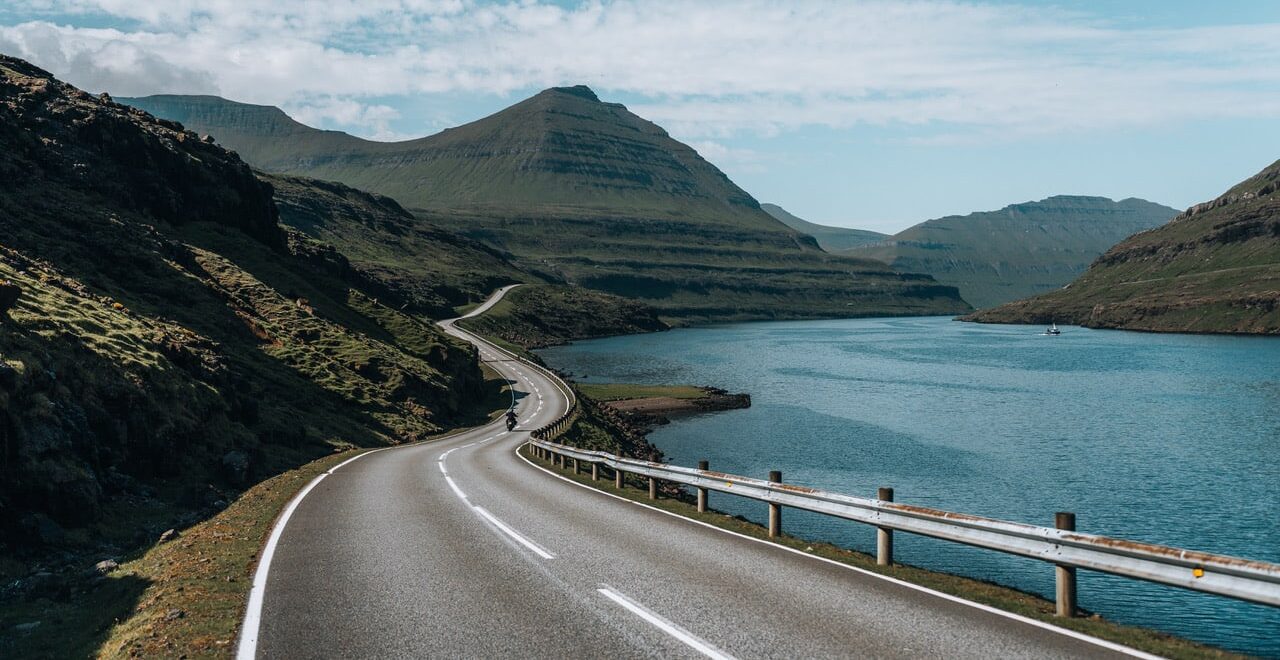 Road in Faroe Islands
