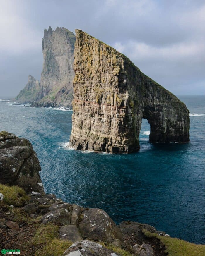 Drangarnir Sea Arch in the Faroe Islands
